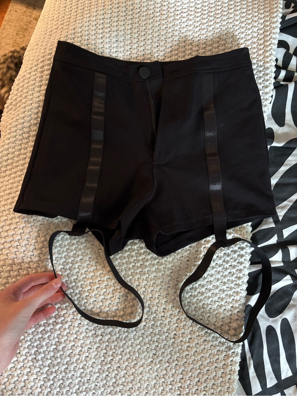 Blackpink Inspired Shorts with Thigh Loops